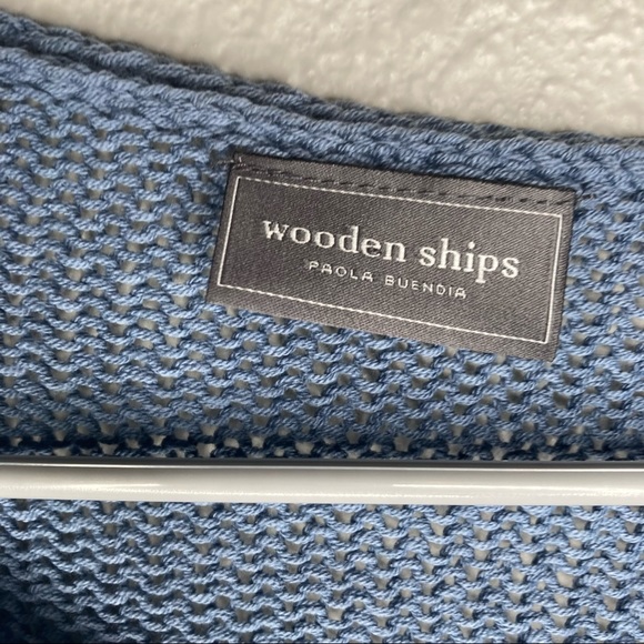 Wooden Ships Star Print Pullover Sweater - Picture 5 of 7